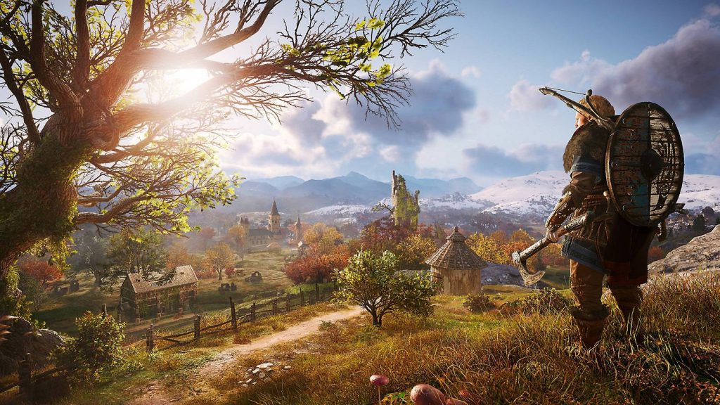 محیط بازی assassins creed valhalla در ps5