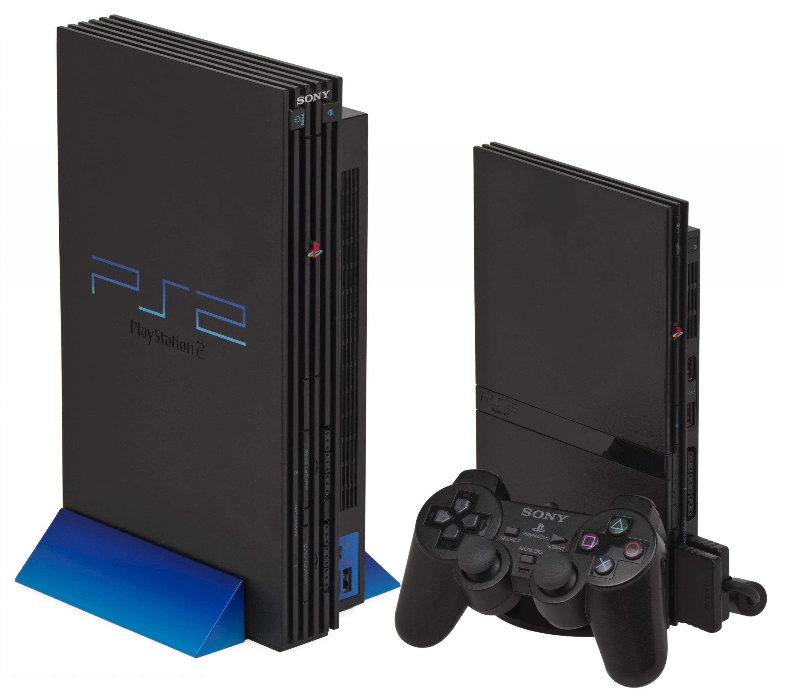 ps2 slim و ps2 fat