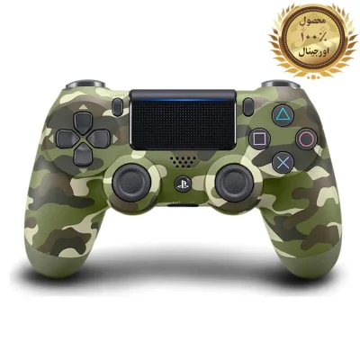 خرید دسته PS4 اورجینال طرح استتار آکبند