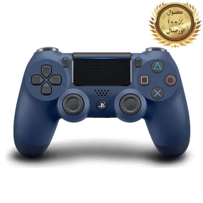 خرید دسته PS4 اورجینال سرمه‌ای آکبند