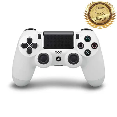 خرید دسته PS4 اورجینال سفید آکبند