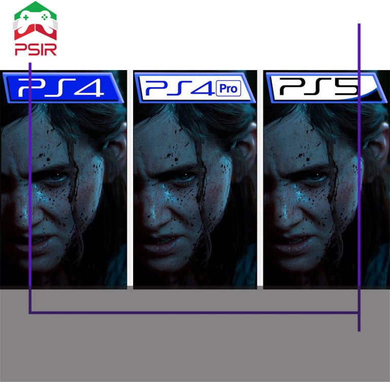 مقایسه گرافیک بازی THE LAST OF US PART II در PS4 و PS4 PRO  و PS5