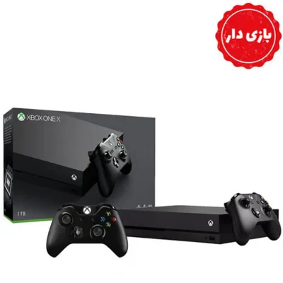 Xbox One X 1TB دو دسته بازی دار استوک