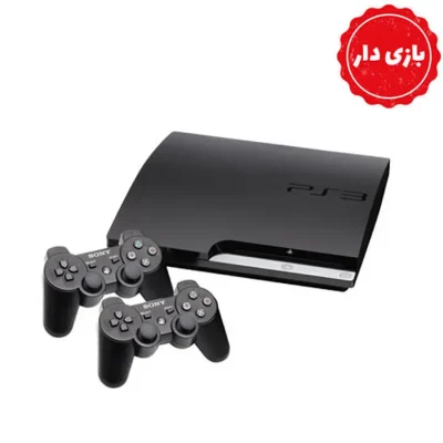 PS3 Slim 120GB دو دسته بازی دار استوک