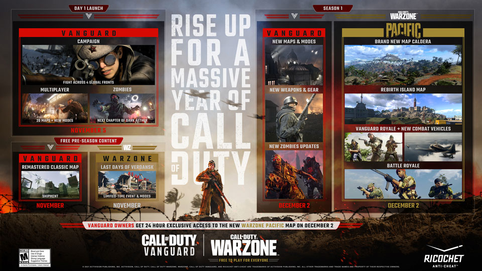 رویدادهای بازی Call Of Duty Vanguard
