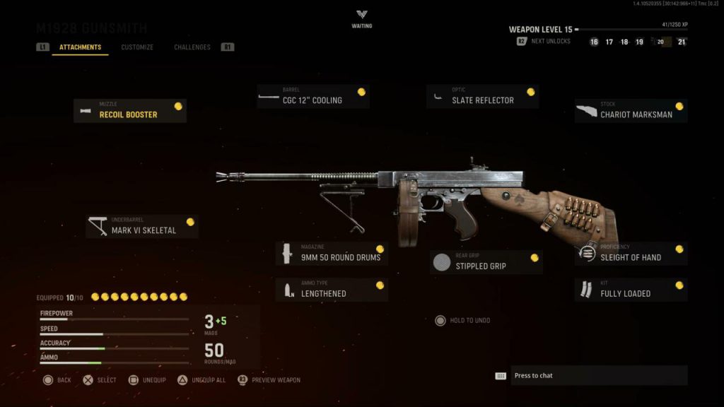 اسلحه M1928 در بازی کال آف دیوتی ونگارد