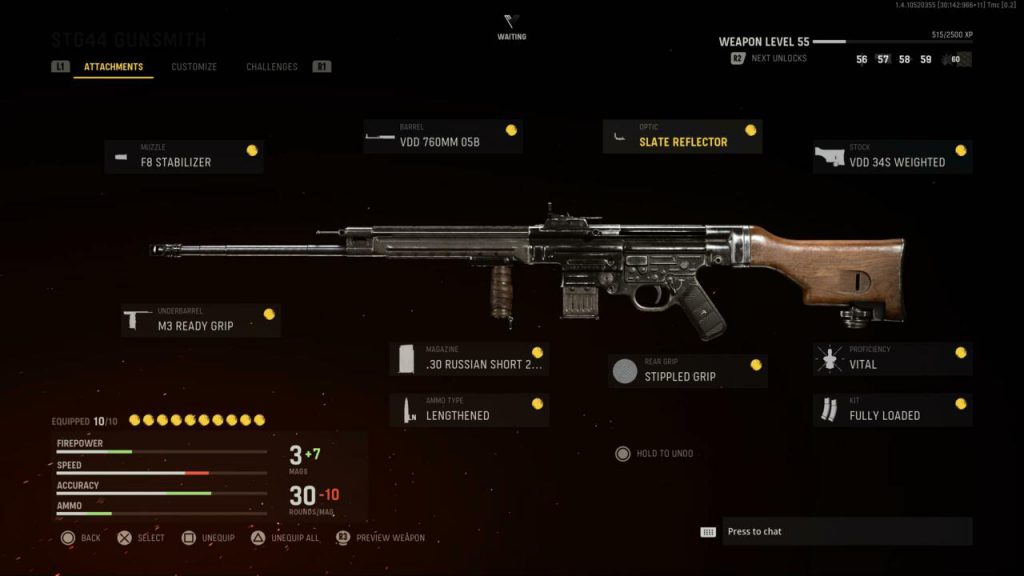 اسلحه STG44در بازی Call of Duty Vanguard