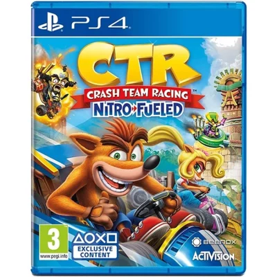 دیسک Crash Team Racing Nitro-Fueled کارکرده نسخه PS4