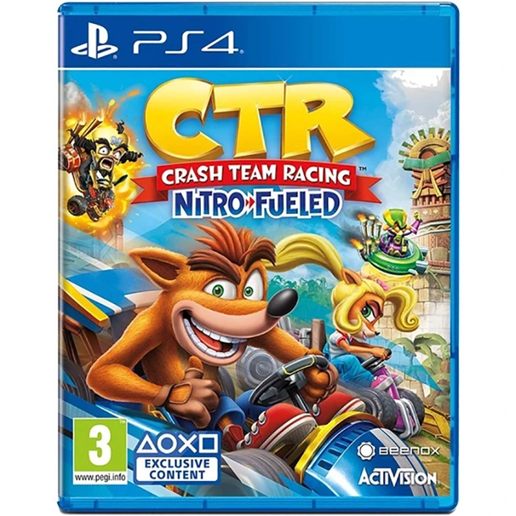 ctr-nitro-fueled-ps4-stock دیسک Crash Team Racing Nitro-Fueled کارکرده نسخه PS4
