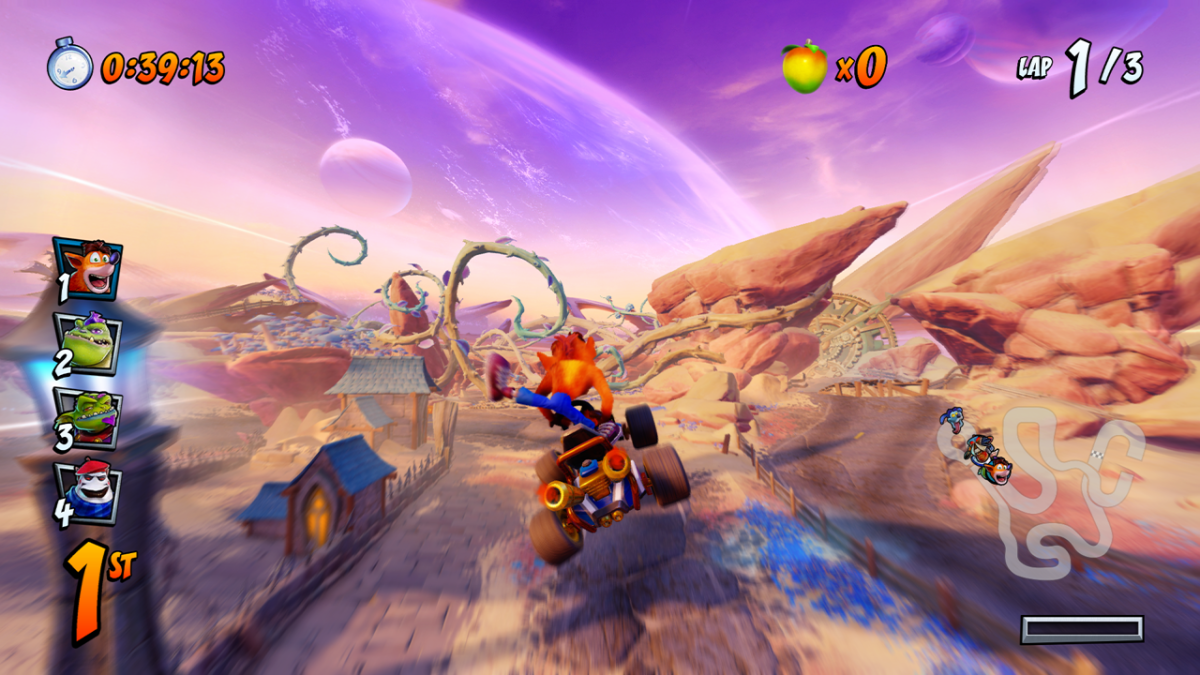 خرید دیسک Crash Team Racing Nitro-Fueled کارکرده نسخه PS4