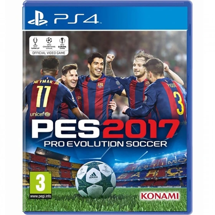دیسک PES 2017 کارکرده نسخه PS4