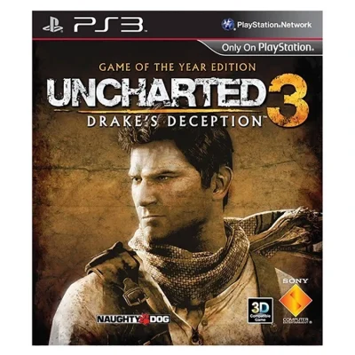 دیسک Uncharted 3: Drake's Deception کارکرده نسخه PS3