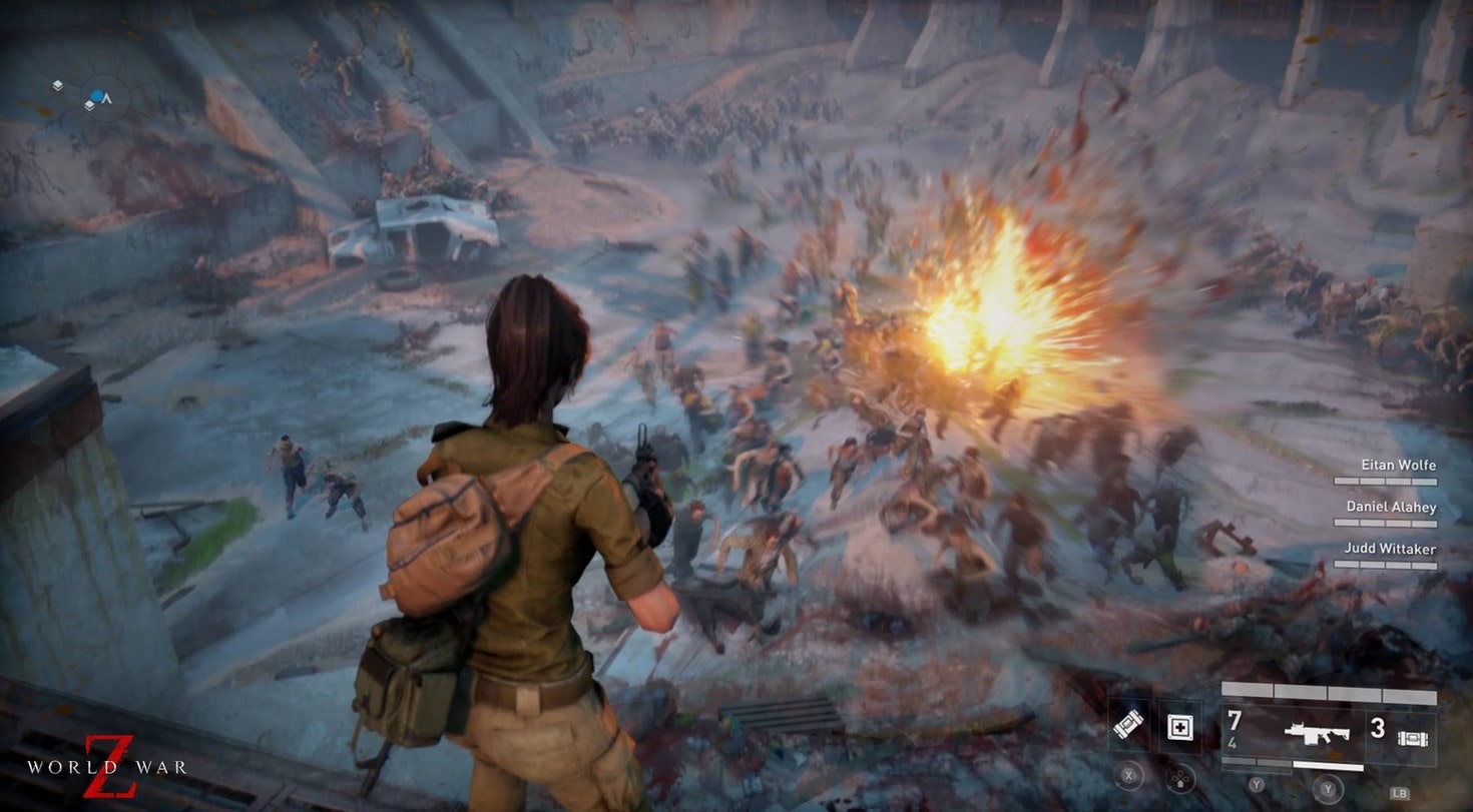خرید دیسک World War Z کارکرده نسخه PS4