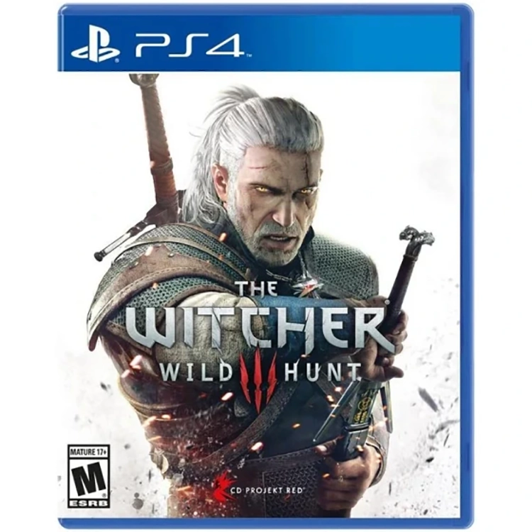 witcher3-ps4-stock دیسک The Witcher 3: Wild Hunt کارکرده نسخه PS4