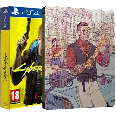استیل بوک بازی Cyberpunk 2077 کارکرده PS4