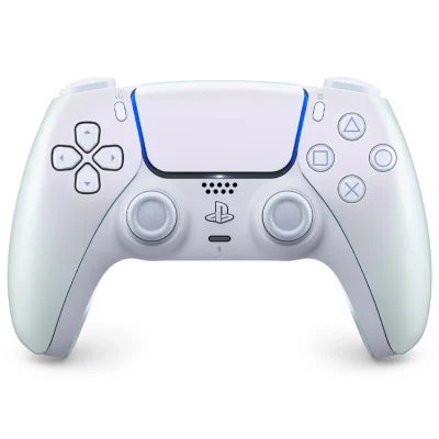 دسته PS5 سفید مرواریدی کروم