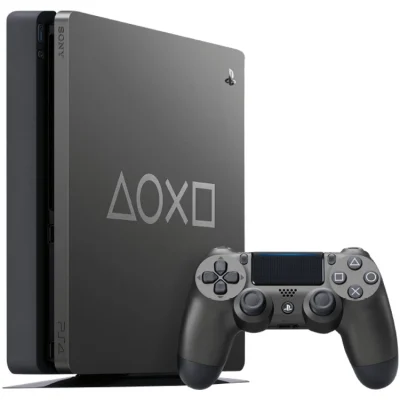 پلی استیشن 4 اسلیم باندل Days of Play Limited Edition رنگ Steel Black یک ترابایت استوک