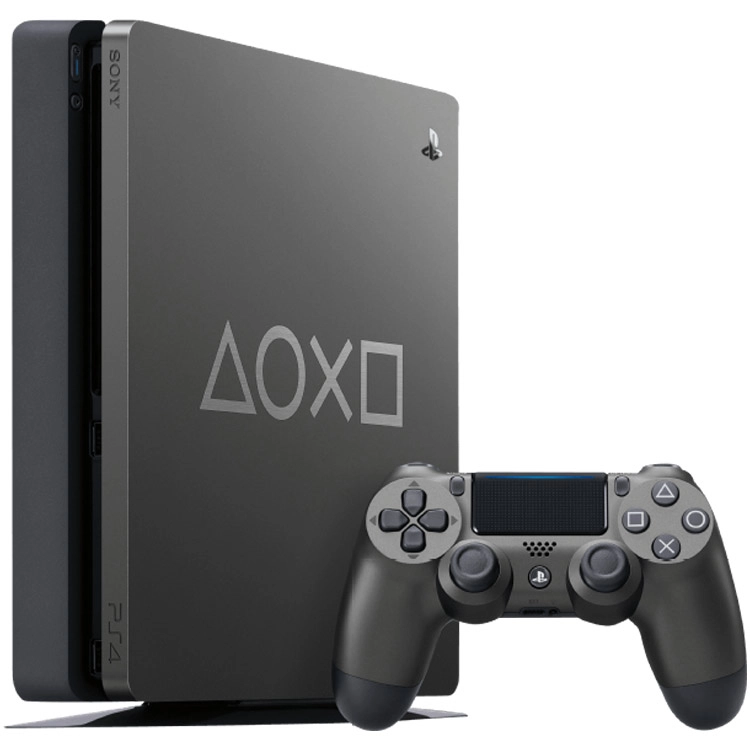 پلی استیشن 4 اسلیم باندل Days of Play Limited Edition رنگ Steel Black یک ترابایت استوک
