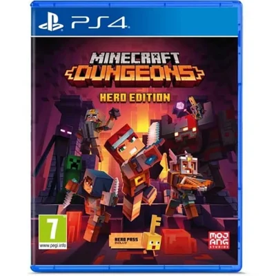 بازی Minecraft Dungeons Hero Edition کارکرده نسخه PS4