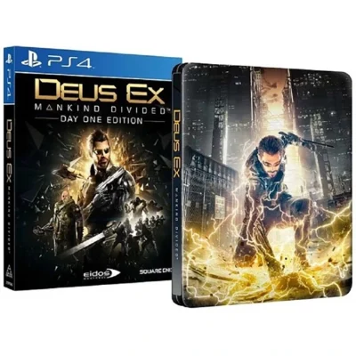 بازی Deus Ex: Mankind Divided آکبند نسخه PS4 استیل بوک