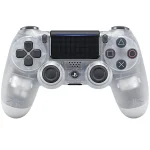 کنترلر PS4 فابریکی اورجینال رنگ سفید کریستالی استوک
