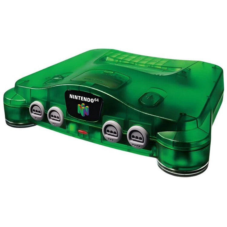 nintendo-64-green-new نینتندو 64 رنگ سبز آکبند