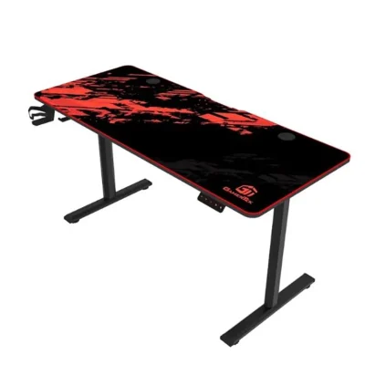 میز گیمینگ GamerTek GT-Elevate X رنگ مشکی قرمز آکبند