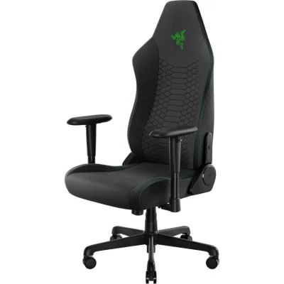 صندلی گیمینگ ریزر Iskur V2 X Fabric رنگ مشکی سبز آکبند