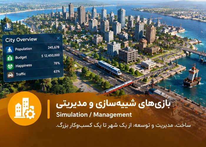 معرفی انواع سبک بازی