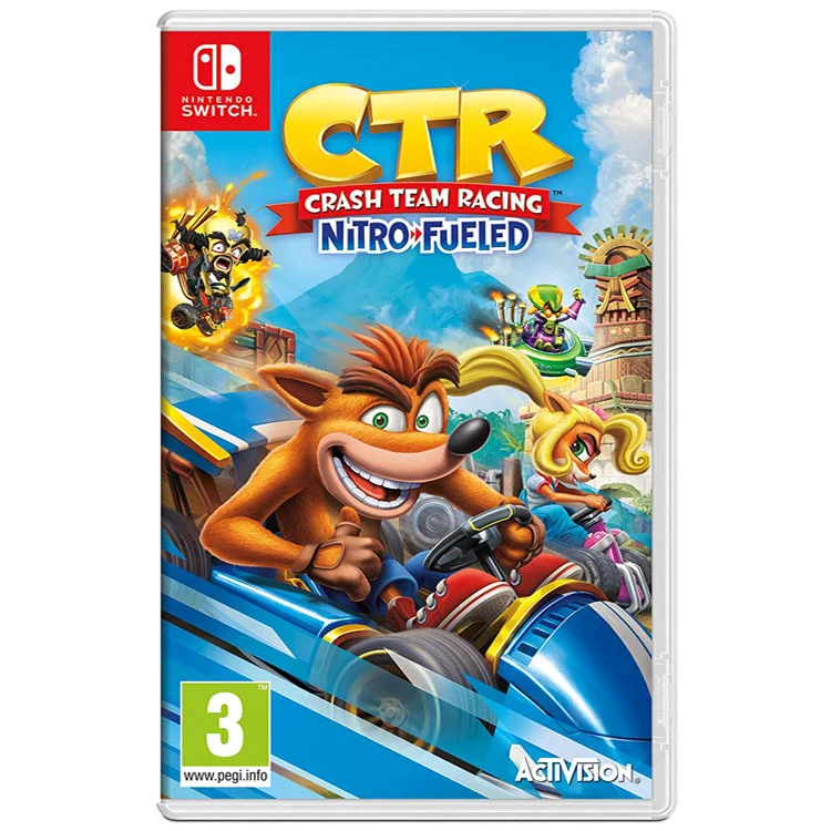 crash-750x750 بازی Crash Team Racing Nitro Fueled آکبند نسخه Nintendo Switch - تصویر 1