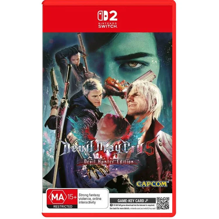 devil-may-cry-5-hunter-edition-switch-2-750x750 بازی Devil May Cry 5 آکبند نسخه Nintendo Switch 2 - تصویر 1