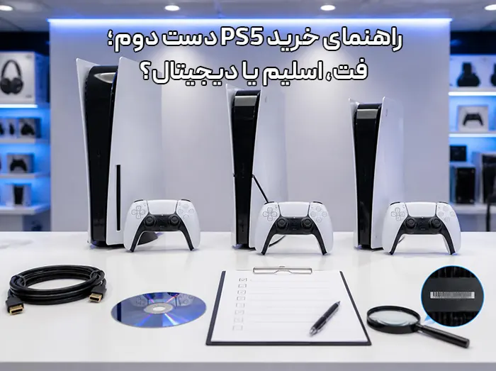 راهنمای خرید ps5 دست دوم؛ فت، اسلیم یا دیجیتال؟