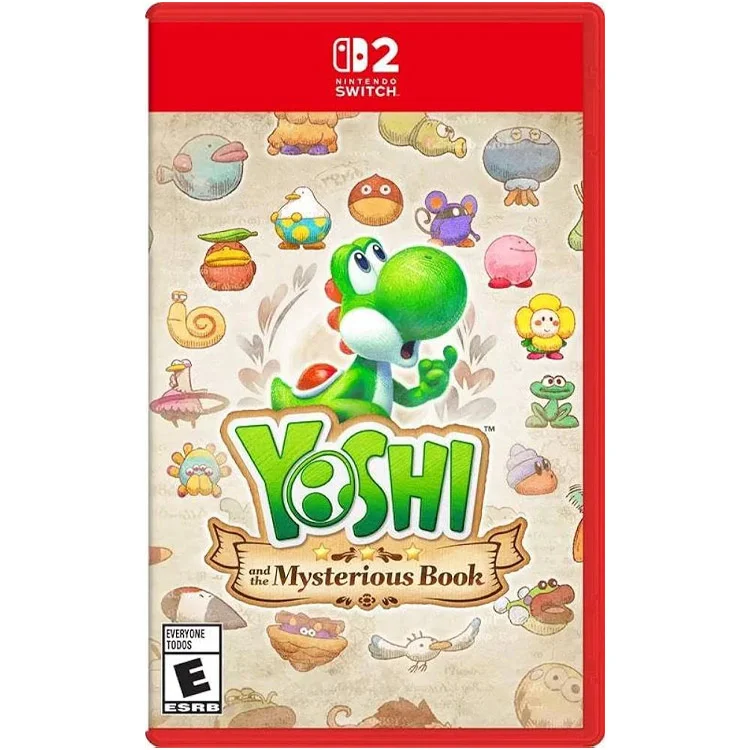 yoshi-and-the-mysterious-book-switch-2-750x750 بازی Yoshi and the Mysterious Book آکبند نسخه Nintendo Switch 2 - تصویر 1